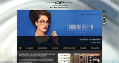 Desktop Screenshot of optique-philippot-montpellier.com